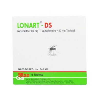 Lonart DS Artemether Lumefantrine Tab