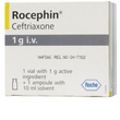 Rocephin Ceftriaxone Injection 1g IV
