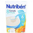 Nutriben Milk 8 Cereals 4 Fruits 300g