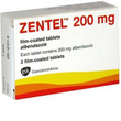 Zentel Albendazole Tab