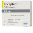 Rocephin Ceftriaxone Injection 1g IM